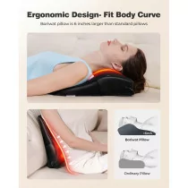 Shiatsu Neck & Back Massager with Heat – 3D Kneading Pain Relief Pillow