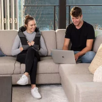 RESTECK 3D Shiatsu Massager with Heat for Neck, Back & Full Body Pain Relief