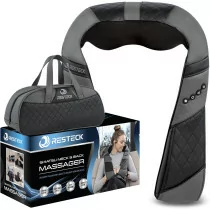 RESTECK 3D Shiatsu Massager with Heat for Neck, Back & Full Body Pain Relief