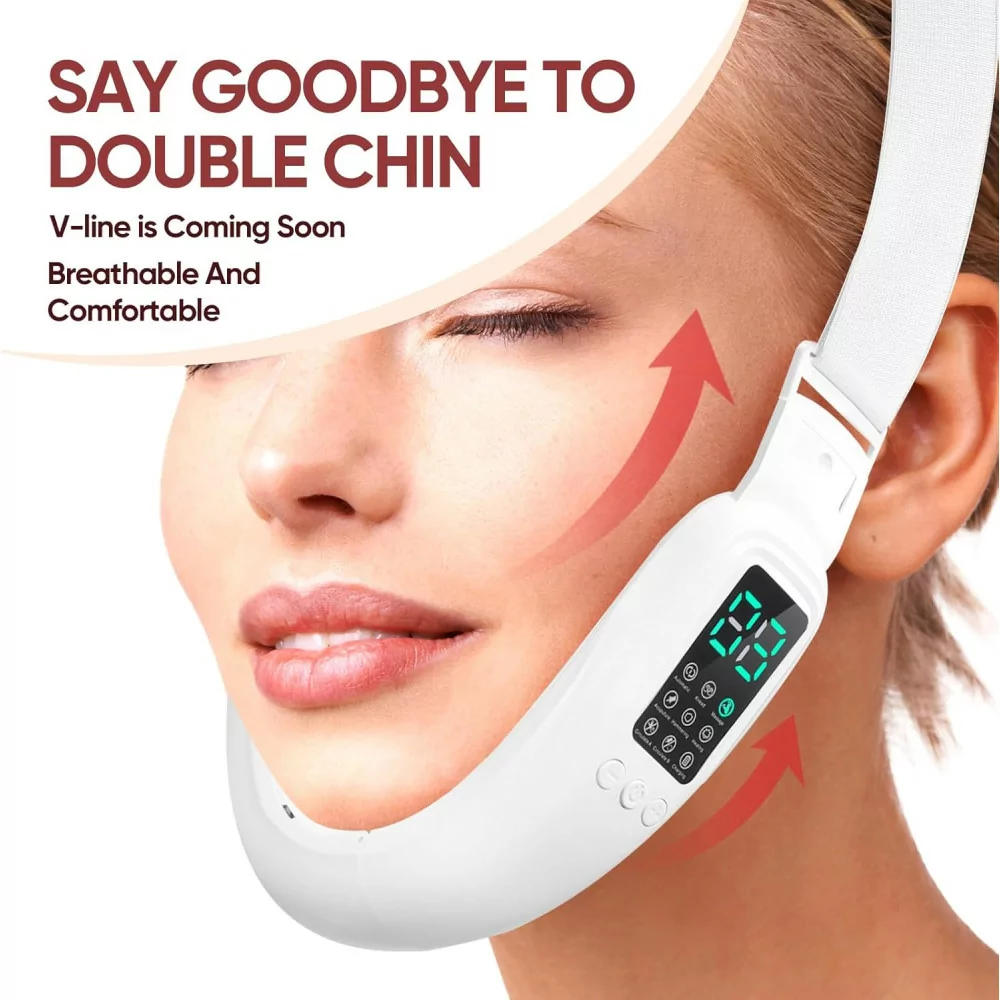 Intelligent Electric Double Chin & V-Face Machine | 8 Modes, 15 Intensities