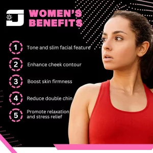 Jawzrsize Jaw Exerciser for Women – Double Chin Reducer & Facial Toner