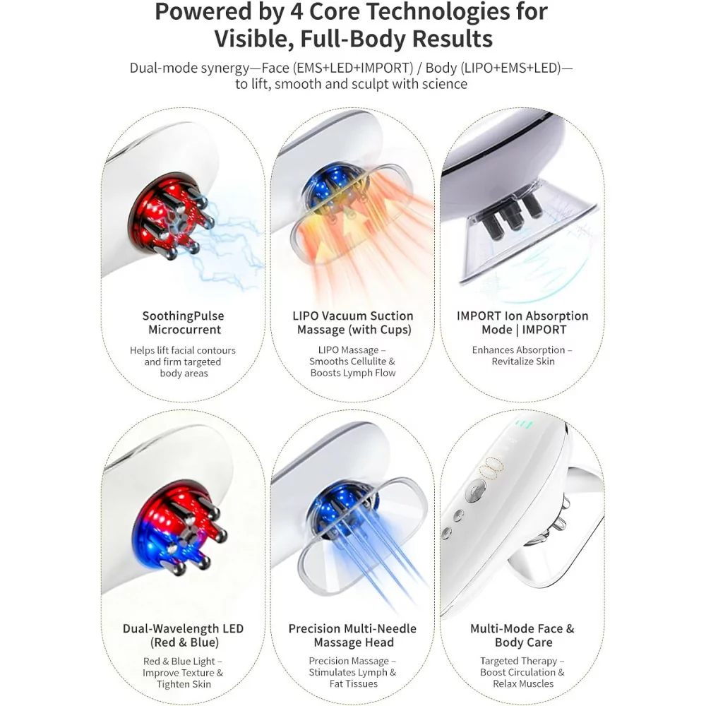 DiDEER 5-in-1 Body Sculpting Machine: Cellulite Removal & Skin Tightening