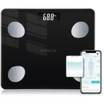 NUTRI FIT Smart Digital Bathroom Scale with Bluetooth & Body Composition