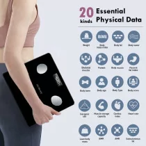 NUTRI FIT Smart Digital Bathroom Scale with Bluetooth & Body Composition