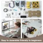 Kit Robotique ACEBOTT 5DOF pour Enfants 8-12 ans, Programmation ESP32 Arduino, Télécommande STEM
