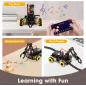 Kit Robotique ACEBOTT 5DOF pour Enfants 8-12 ans, Programmation ESP32 Arduino, Télécommande STEM