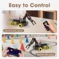Kit Robotique ACEBOTT 5DOF pour Enfants 8-12 ans, Programmation ESP32 Arduino, Télécommande STEM