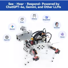 Kit Robot AI SunFounder Raspberry Pi Zero 2 W - Commande Vocale