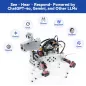 Kit Robot AI SunFounder avec Raspberry Pi Zero 2 W, 32G TF, ChatGPT-4o, Commande Vocale & Vidéo, 12 Servos