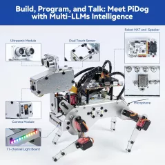 Kit Robot AI SunFounder Raspberry Pi Zero 2 W - Commande Vocale