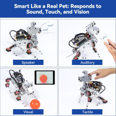 SunFounder AI Robot Kit with Raspberry Pi Zero 2 W & ChatGPT-4 Voice AI