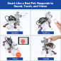 SunFounder AI Robot Kit with Raspberry Pi Zero 2 W, ChatGPT-4o, Voice Command, Video Recognition, FPV, 12 Servos SunFounder AI Robot Kit with Raspberry Pi Zero 2 W, ChatGPT-4o, Voice Command, Video Recognition, FPV, 12 Servos