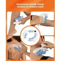 Ergonomic Anti-Cellulite Massage Tool for Legs & Arms - Blue