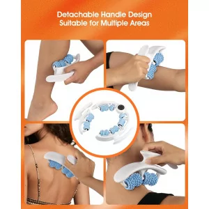 Ergonomic Anti-Cellulite Massage Tool for Legs & Arms - Blue