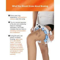 Ergonomic Anti-Cellulite Massage Tool for Legs & Arms - Blue