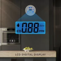 2-in-1 Smoke & Carbon Monoxide Alarm with Digital Display & Sound Light