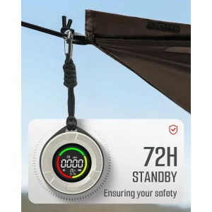 DS-100PRO Portable 4-in-1 CO & CO2 Detector with Alarm for Travel & Home