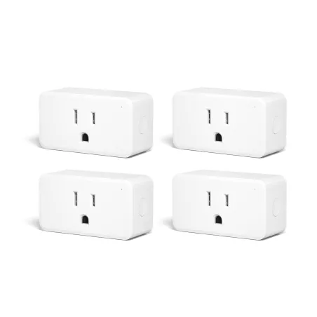 Prise Intelligente ZigBee 4 Pack avec Monitoring Énergie en Temps Réel