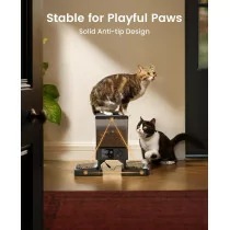 oneisall Automatic Cat Feeder for 2 Cats - 20 Cups Dry Food Dispenser