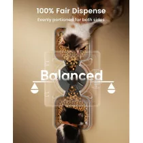 oneisall Automatic Cat Feeder for 2 Cats - 20 Cups Dry Food Dispenser