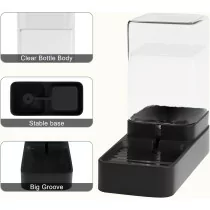 Automatic Cat Feeder & Water Dispenser Set with 3.3L Capacity – Black