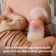 Frida Mom 2-in-1 Breast Pump: Manual & Hands-Free Wireless Milk Collector