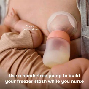 Frida Mom 2-in-1 Breast Pump: Manual & Hands-Free Wireless Milk Collector