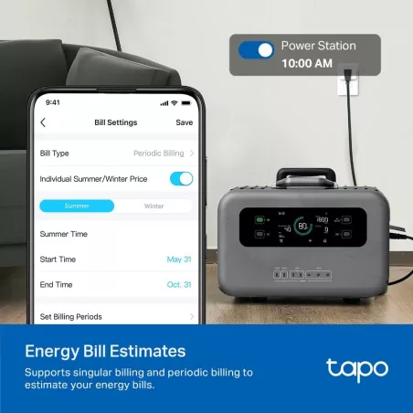 TP-Link Tapo P115 Mini Prise Intelligente Wi-Fi, Surveillance Énergie, Alexa & Google, Timer, 15A, Lot de 2