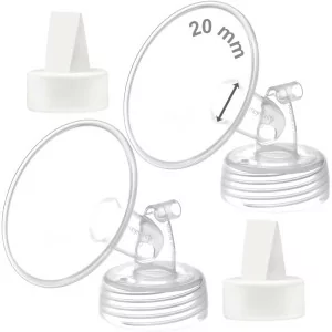 Maymom 20mm Flange & Duckbill Valve for Spectra S1 S2 9 Plus Pumps