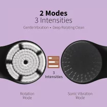 Premium Waterproof Facial Cleansing Brush – Spin & Sonic Deep Pore Care