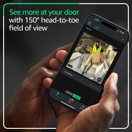 Blink Video Doorbell Newest Model – HD View, 2-Year Battery, Easy Setup