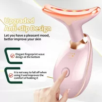 Triple Action LED Face & Neck Light Therapy Device with 7 Color LEDs