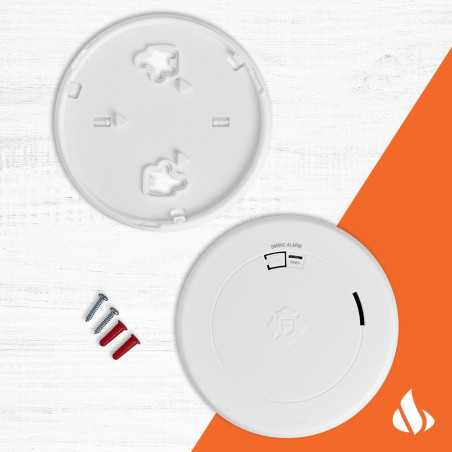 First Alert SM210 Smoke Alarm, 10-Year Sealed Battery, Slim Profile, 1-Pack