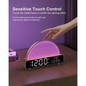 Sunrise Alarm Clock Wake Up Light with Nature Sounds & Sleep Timer