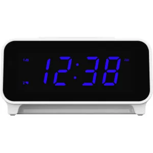 Emerson CKS1500 SmartSet Dual Alarm Clock Radio with Blue LED Display