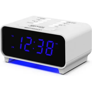 Emerson CKS1500 SmartSet Dual Alarm Clock Radio with Blue LED Display