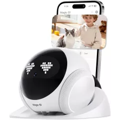 Caméra robot de sécurité Magic S1 1080P, contrôle app, audio 2 voies, détection mouvement, vision nuit
