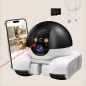 Caméra Intérieure DreamBee 1080P Double Objectif, Mobile, Vision Nocturne, Audio Bidirectionnel, Contrôle App