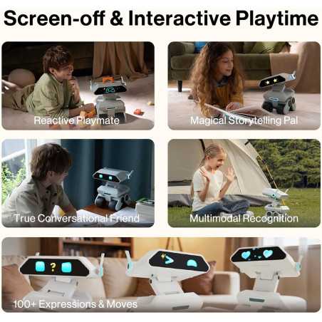 AI Companion Robot with Emotion Recognition, Smart Awareness, Interactive Voice Chat & Expressive Responses