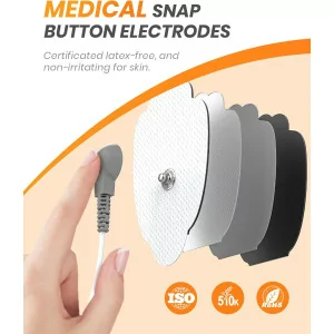 AVCOO TENS EMS Unit - 30 Modes, Dual Channel Muscle Stimulator Pain Relief