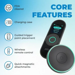 Chirp Halo Wireless EMS Muscle Stimulator – Portable Pain Relief & Recovery