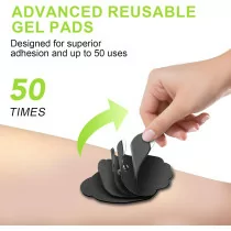 Dual Channel TENS EMS Unit - 24 Modes, 36 Levels, Large Screen Muscle Stimulator