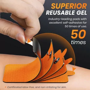 AVCOO 3-in-1 TENS Unit EMS Muscle Stimulator with 32 Modes & 12 Pads