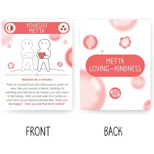 Top 100 Daily Meditation Cards for Anxiety & Stress Relief Gift