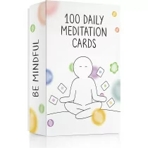 Top 100 Daily Meditation Cards for Anxiety & Stress Relief Gift