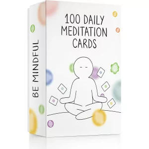 Top 100 Daily Meditation Cards for Anxiety & Stress Relief Gift