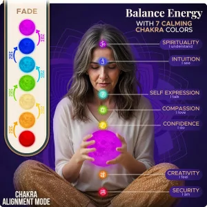 Zen Moon Lamp 5.5 – Meditation Light & Guided Breathing Night Light