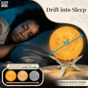 Zen Moon Lamp 5.5 – Meditation Light & Guided Breathing Night Light