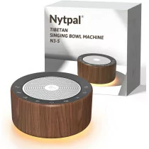 Tibetan Singing Bowl Machine - 7 Sounds, Chakra & Stress Relief Timer