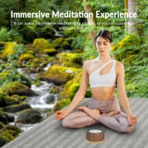 Tibetan Singing Bowl Machine - 7 Sounds, Chakra & Stress Relief Timer